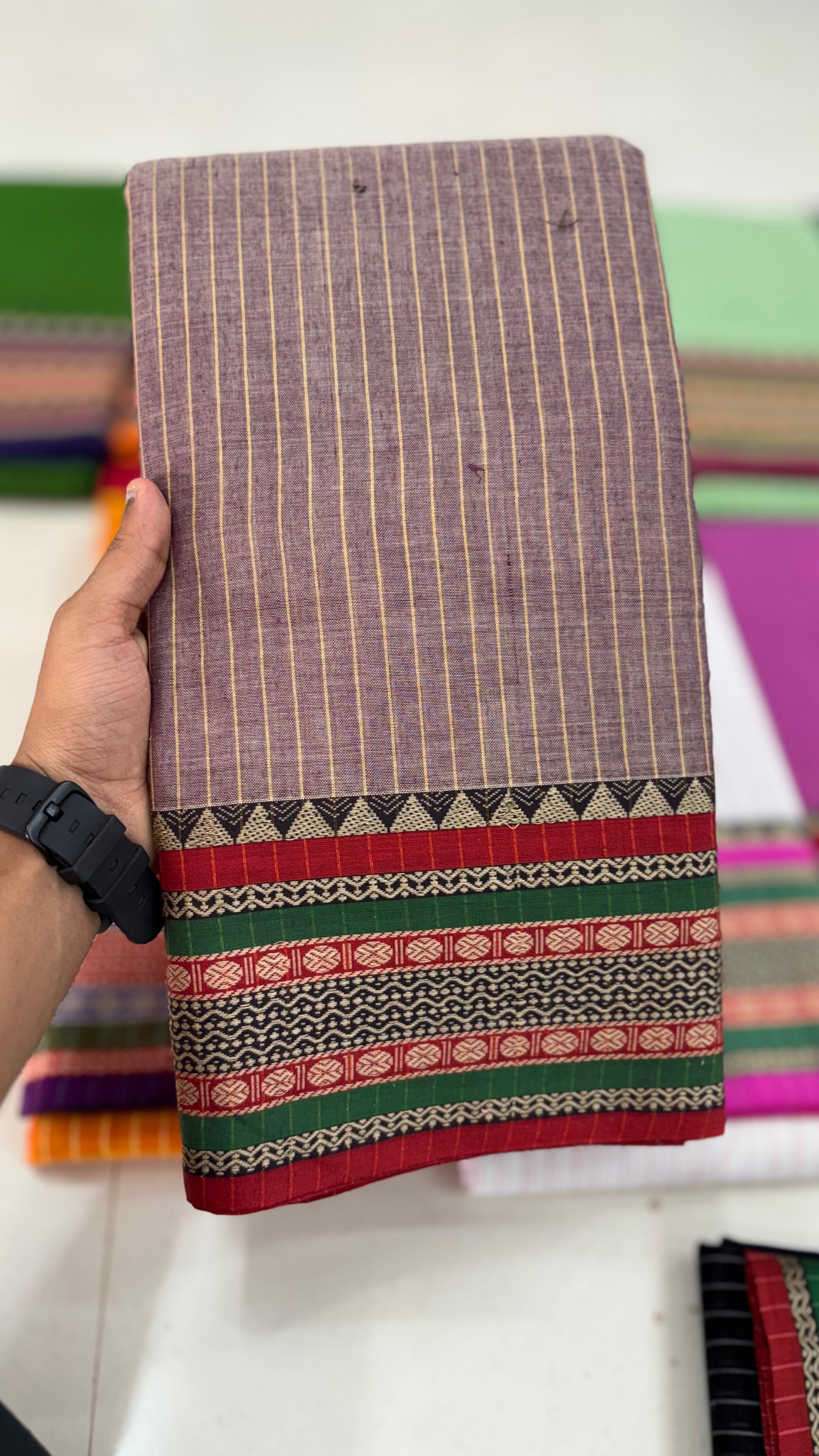 Narayan Peth Pure Cotton Saree